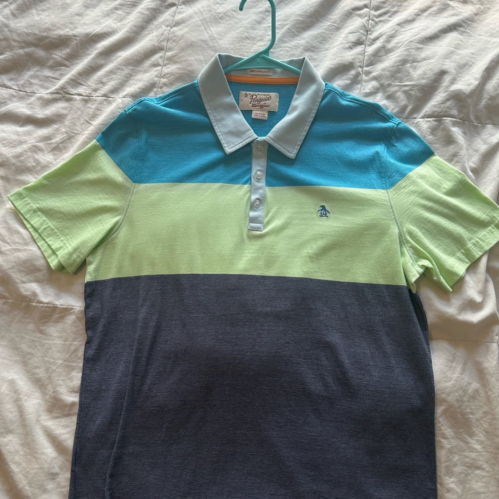 Original Penguin colorful  Block Polo Shirt
